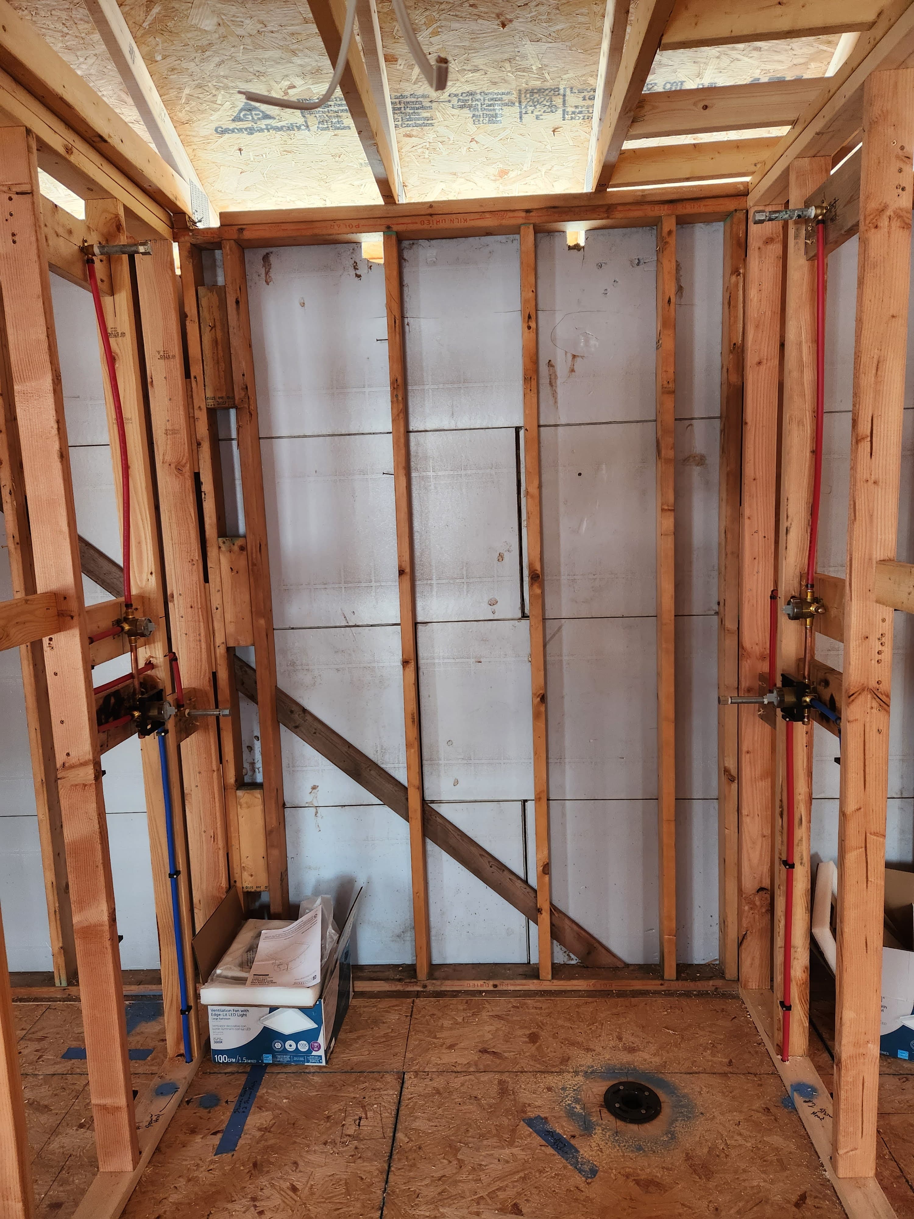 Custom Master Shower Plumbing