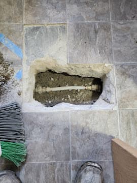 Main Water Line Repair in Progress